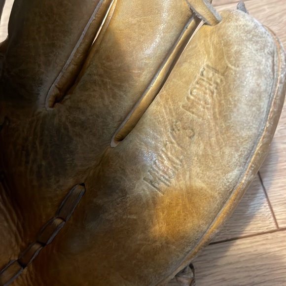Mickey Mantle 393 Pal Mickey's Professional Model Vintage Cowhide Baseball Glove - Picture 4 of 5